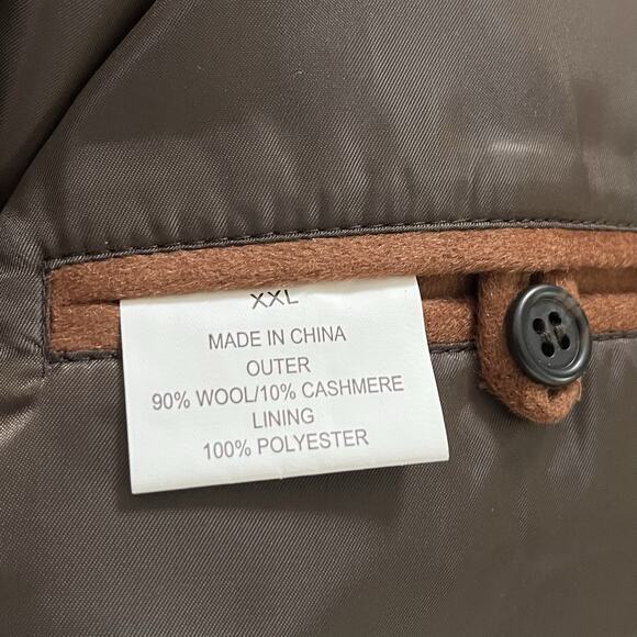 Peter Millar Mens Westport Wool Cashmere Bomber Jacket Size XXL Brown Luxury NWT - Picture 11 of 14